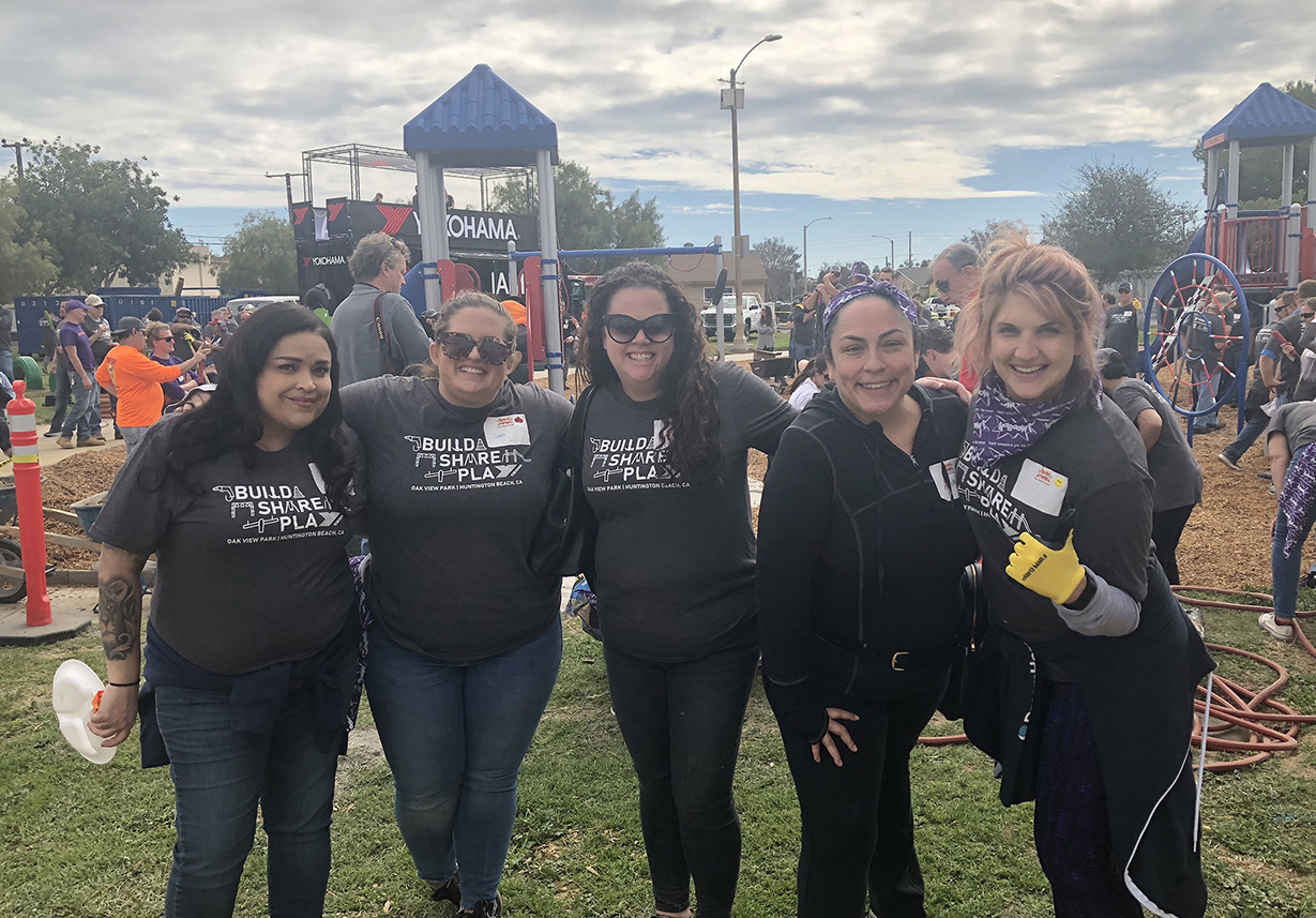 Branded Group at KaBoom! Oak View Family Resource Center Playground Rebuild