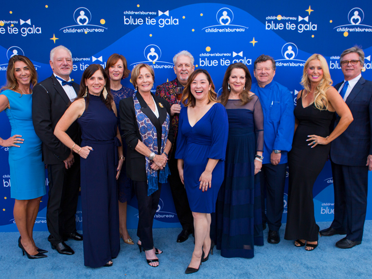 <strong>Blue Tie Gala Committee:</strong> Ceci Dean, Randy Kies, Beth Goldfarb Jackson, Shelli Herman, Maureen Trippe, George Barton, Sarah Geana, Julia Stewart, James “Jim” Dodge, Sarah Richardson and Tim Ortman