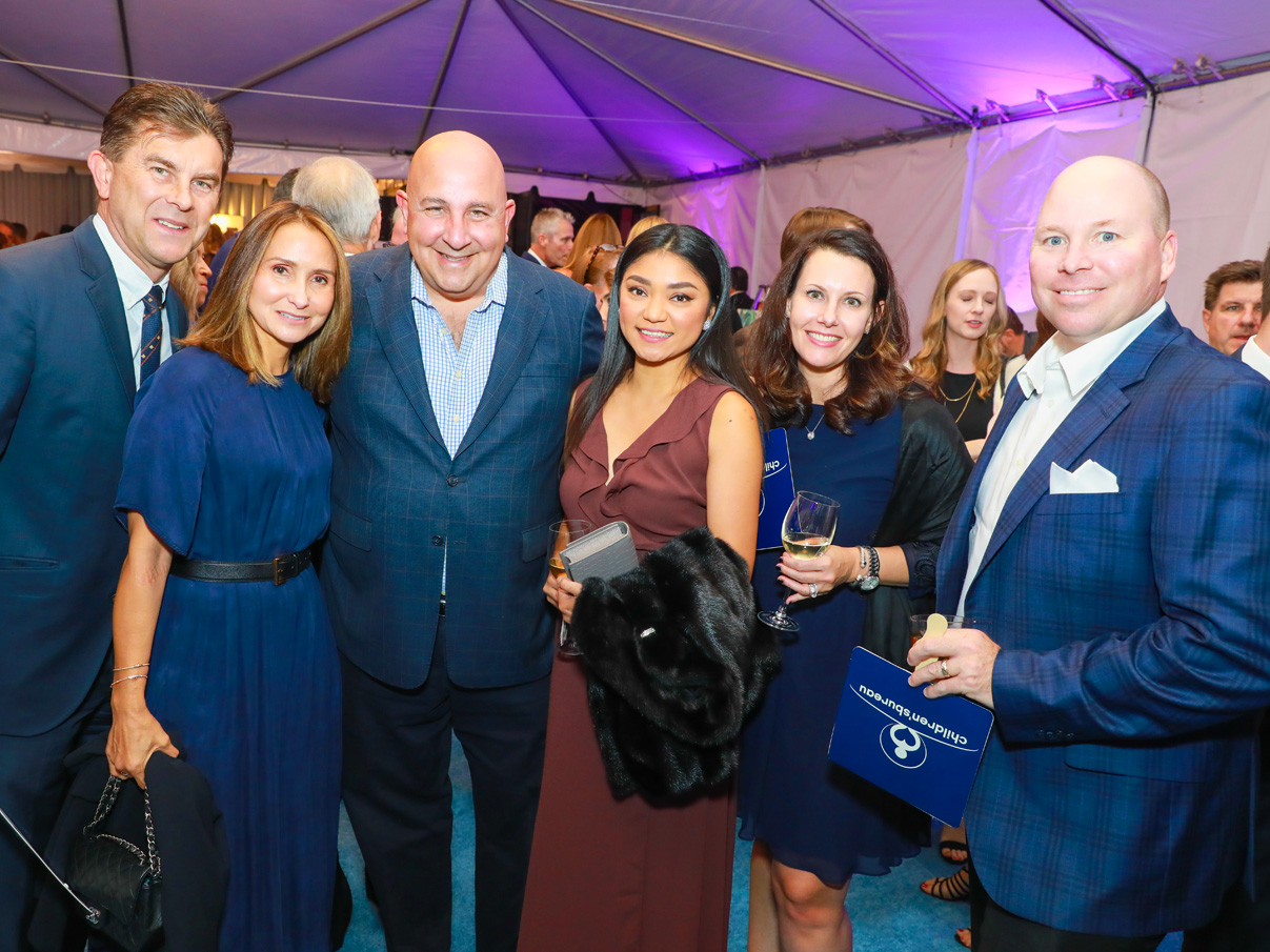 <strong>Blue Tie Gala:</strong> Neale & Marissa Redington, Bryan & Margaret Boghosian, and Gina & Thomas Primeaux